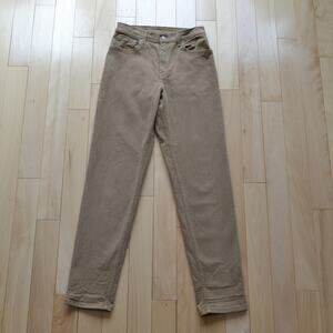 Vintage Levis 550 Relaxed Fit Brown Denim Jeans Size 8